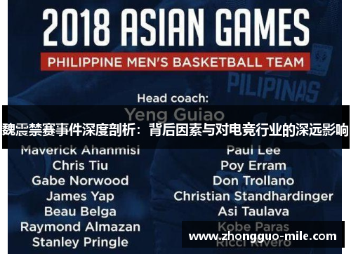 魏震禁赛事件深度剖析：背后因素与对电竞行业的深远影响